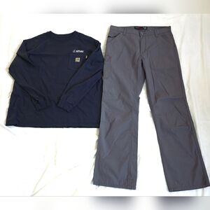 Ariat & Carhartt Flame Resistant FR Clothing Lot - Mens XL Shirt 34/34 Pants EUC